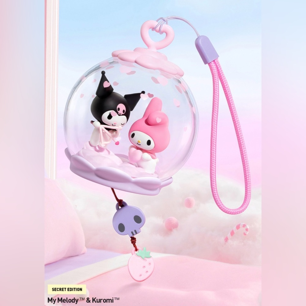 POP MART-Sanrio Characters-Sweet Dream Bubble House-My Melody & Kuromi (NIB)